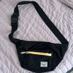 Herschel Supply Company Black and Tan Belt Bag